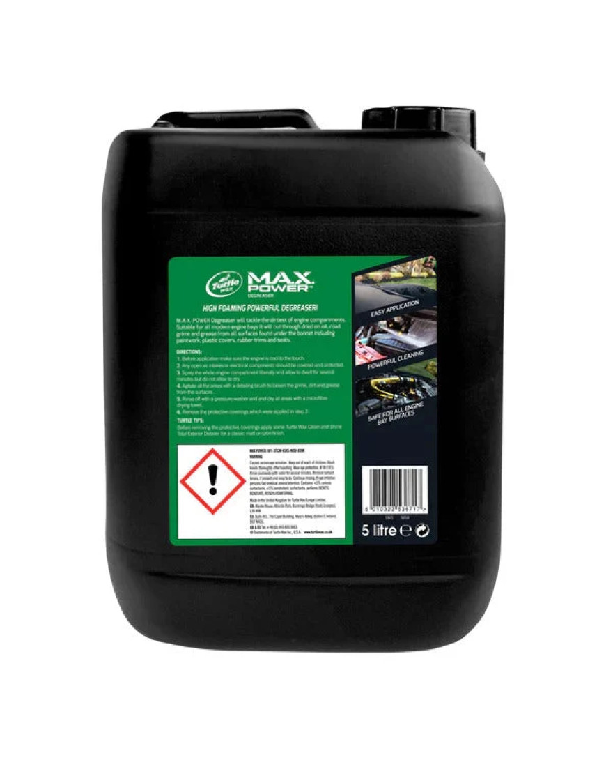 TURTLE WAX MAX POWER DEGREASER 5 LITRE